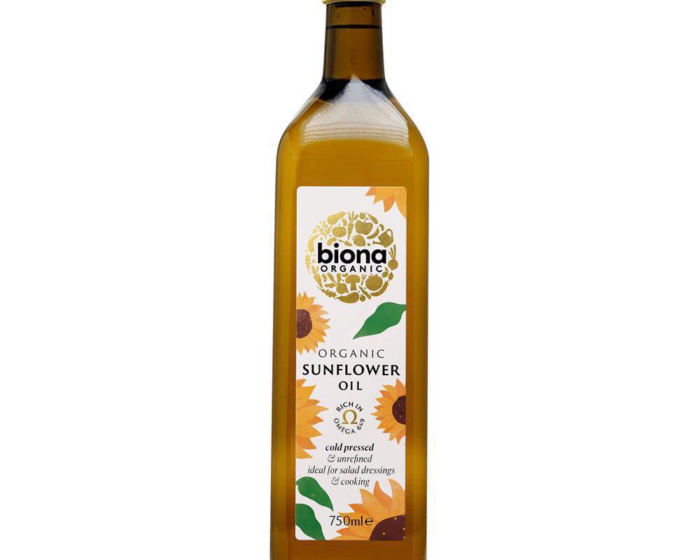 Biona Organic Sunflower Oil Cold Pressed 750ml