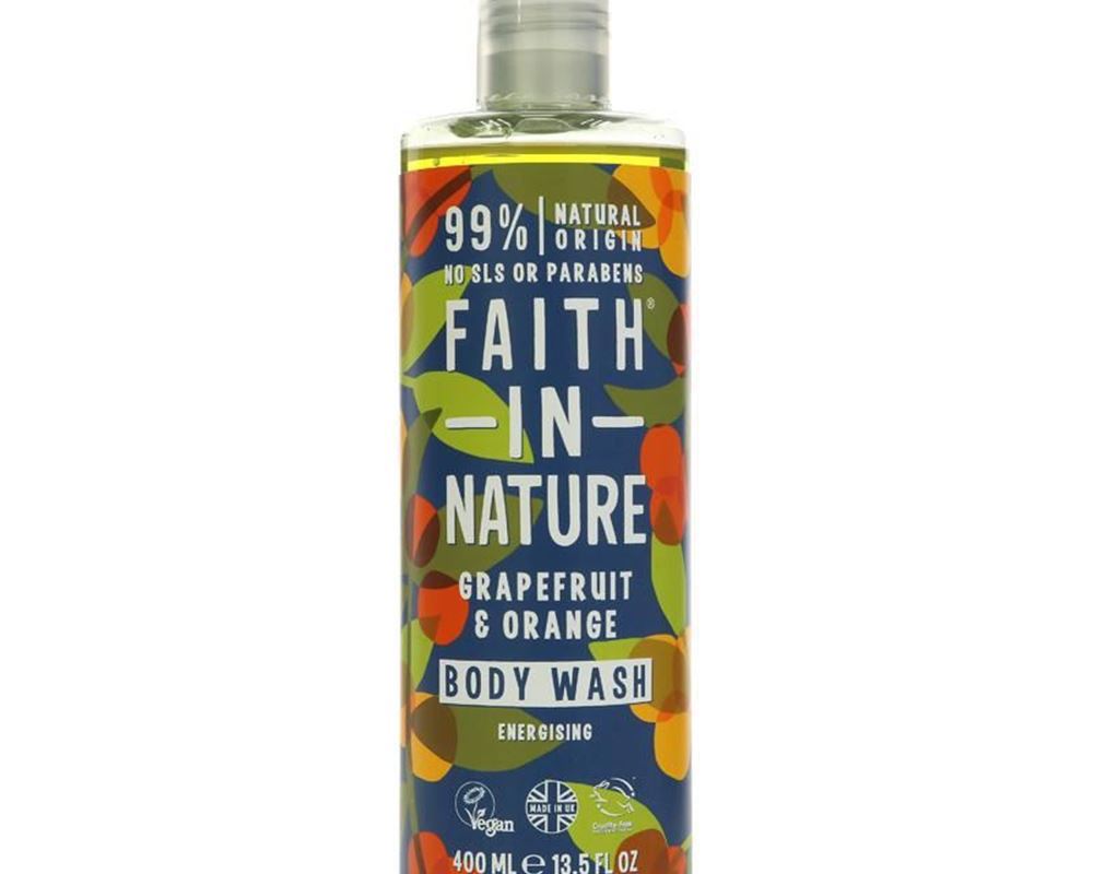 (Faith In Nature) Body Wash - Grapefruit & Orange - 400ml
