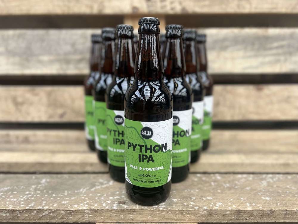 Case of 12 x 500ml Python IPA