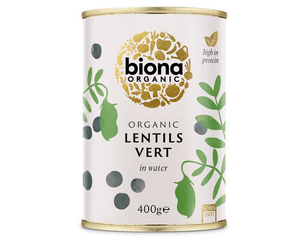 Biona Lentils Vert 400g