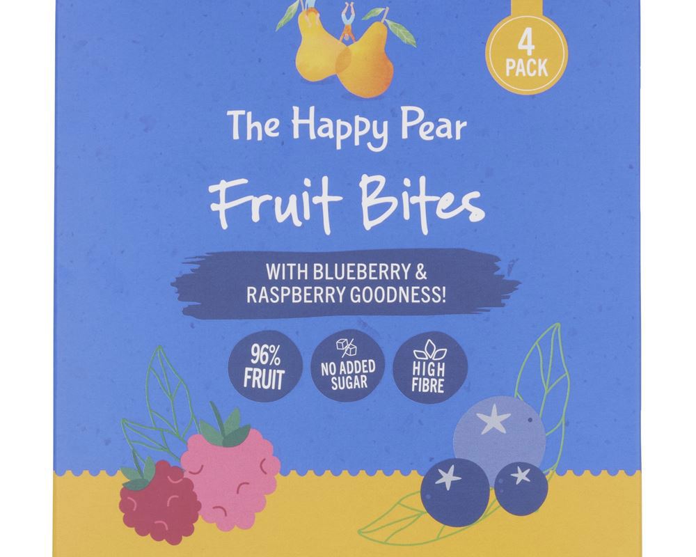 Blueberry & Raspberry Fruit Bites 4 pack (120g)