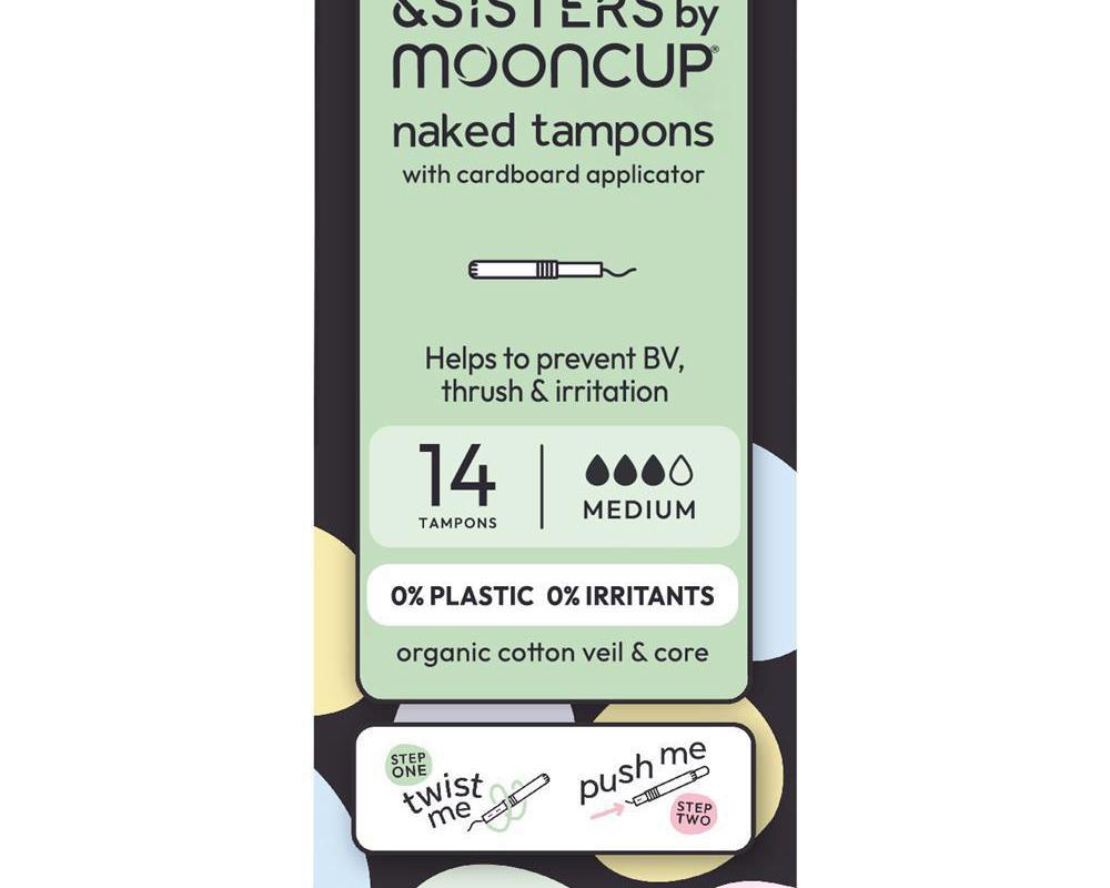 Organic Cotton Eco-applicator Tampons | Medium Absorbency 14 pack