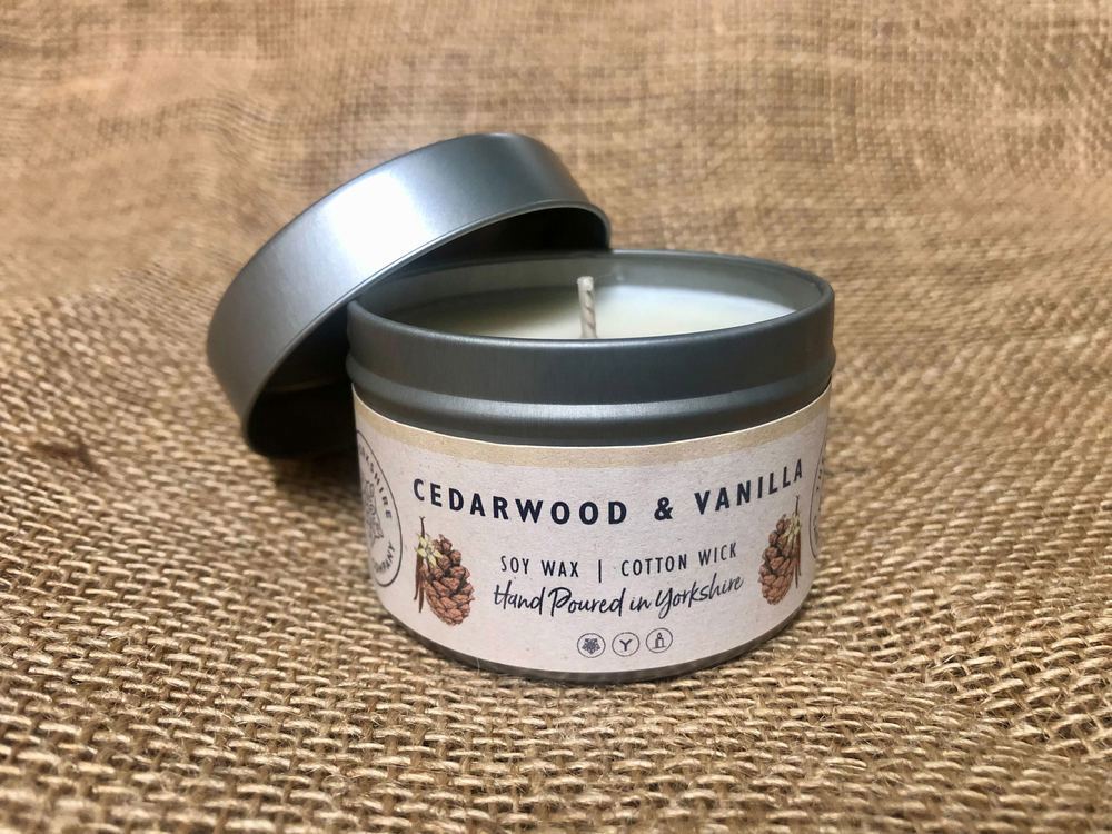 Cedarwood and Vanilla Candle