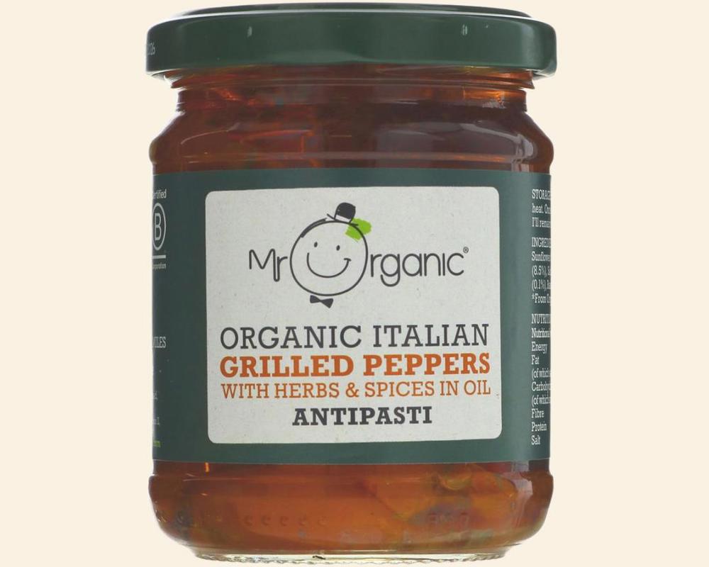 Mr Organic Grilled Peppers