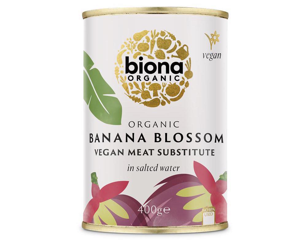 Organic Banana Blossom in Brine 400g