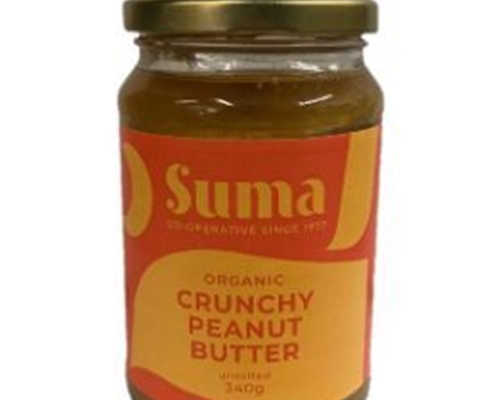 Organic Peanut Butter Crunchy No Salt - 340G