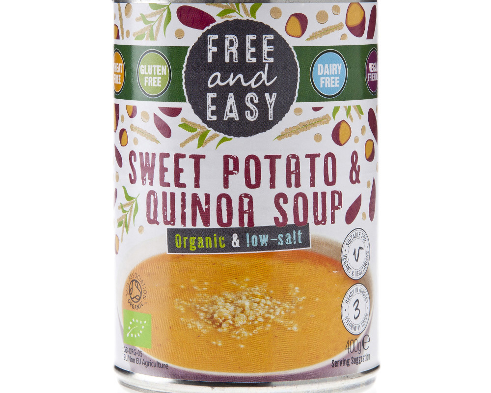 Organic Low Salt Sweet Potato & Quinoa Soup - 400g