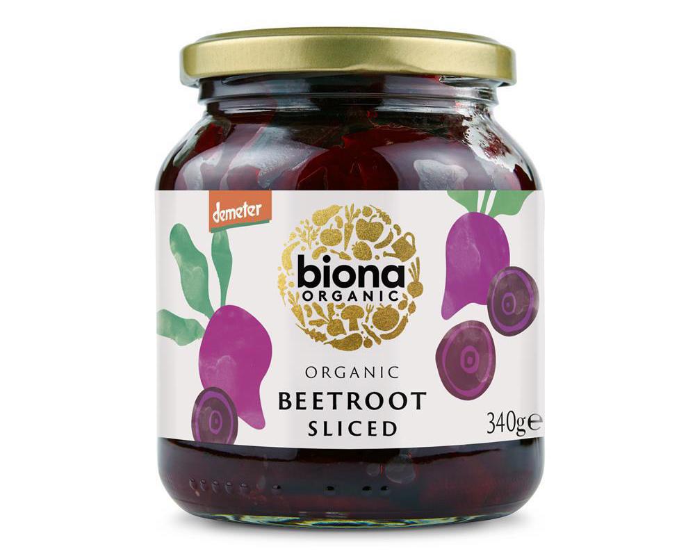 Organic Sliced Beetroot 340g