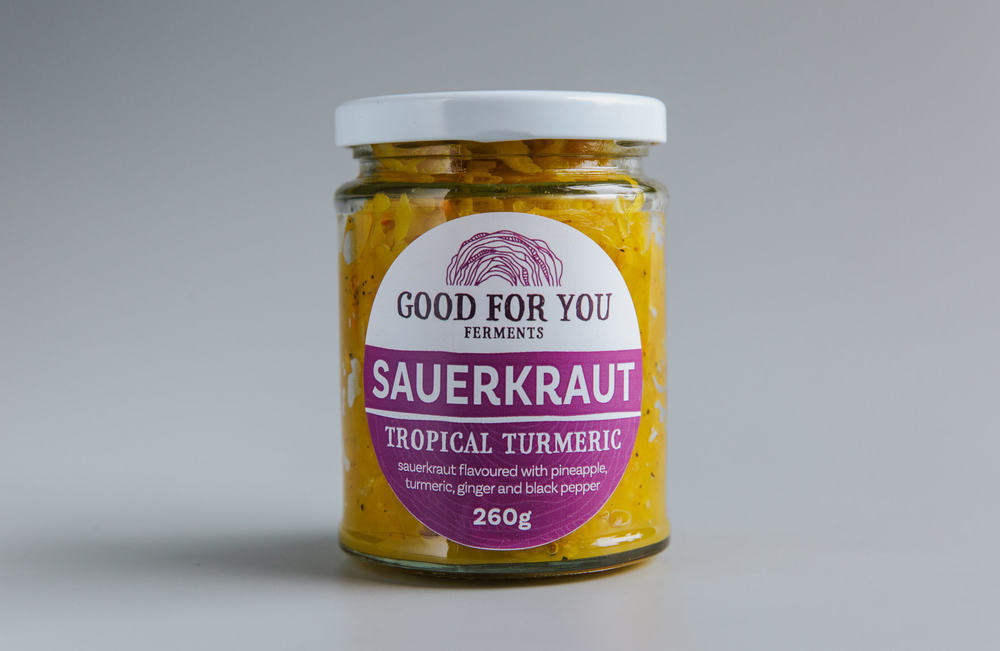 Tropical Turmeric Sauerkraut