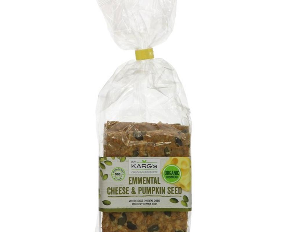 (Dr Karg) Crackers - Emmental Cheese & Pumpkin Seed 200g