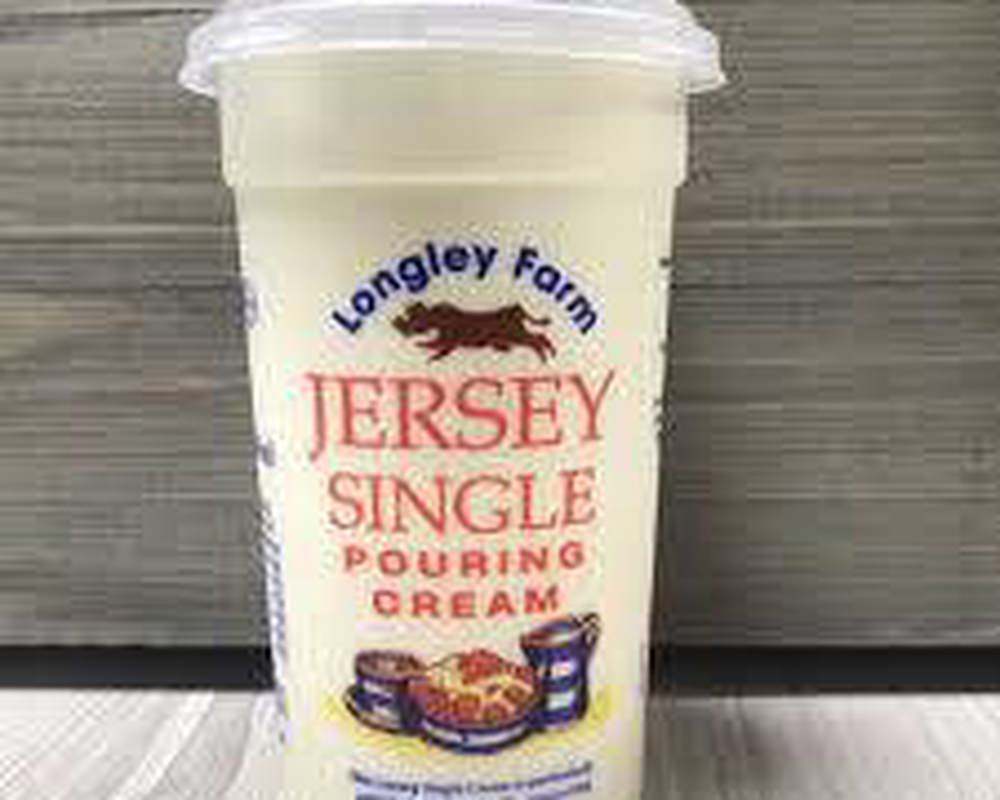 Longley Farm Jersey Single Cream 250ml