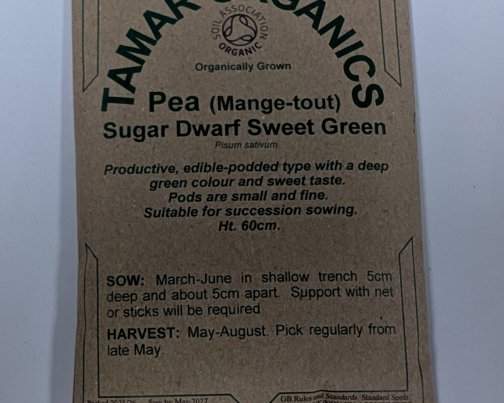 (Seeds) Pea - Sugar Dwarf Sweet Green