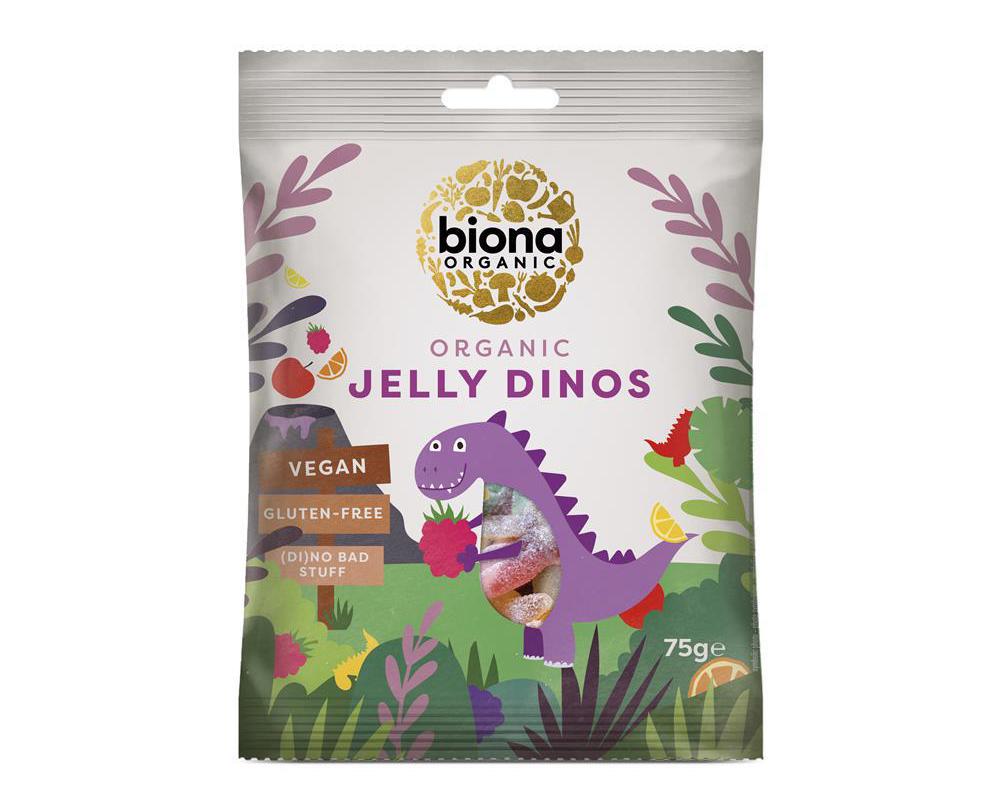 Organic GF Vegan Jelly Dinos 75g