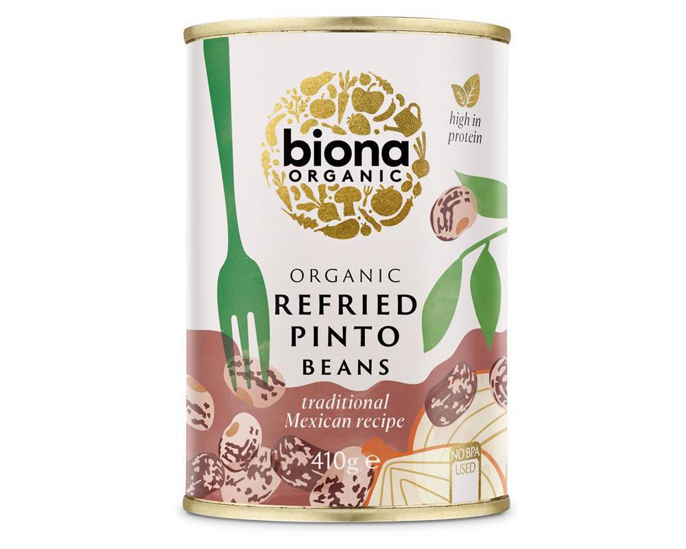 Organic Refried Pinto Beans 410g