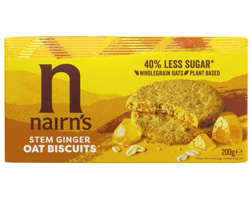 Nairn's Stem Ginger Oat Biscuits