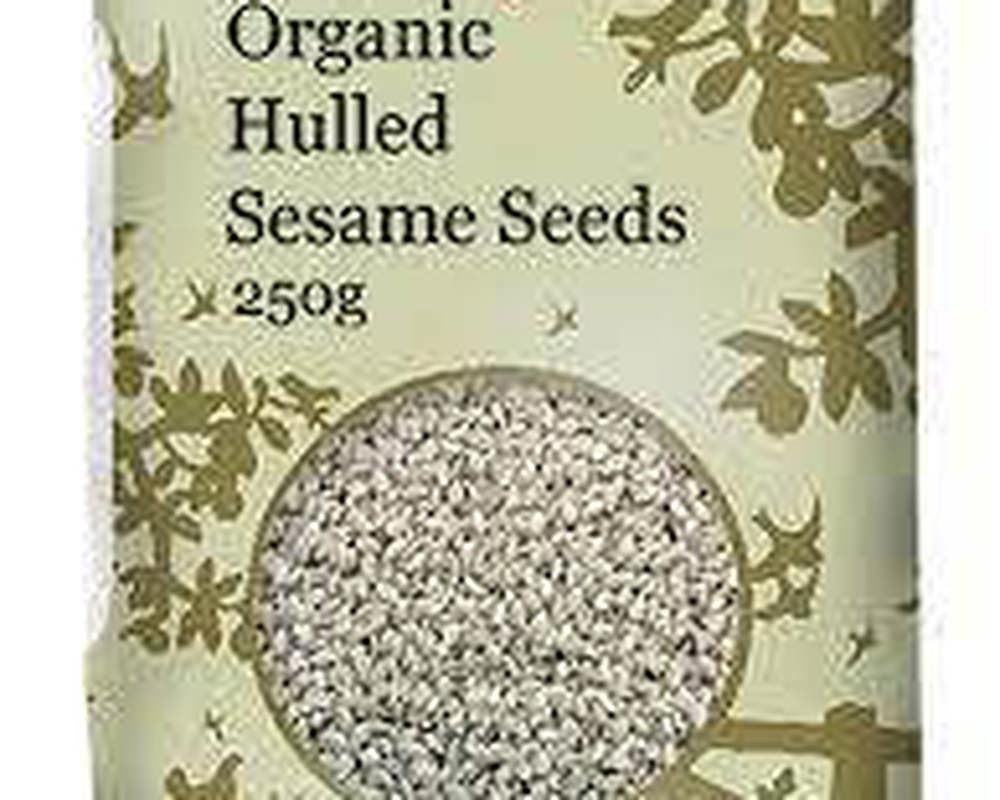 Infinity Foods Hulled Sesame Seeds - white