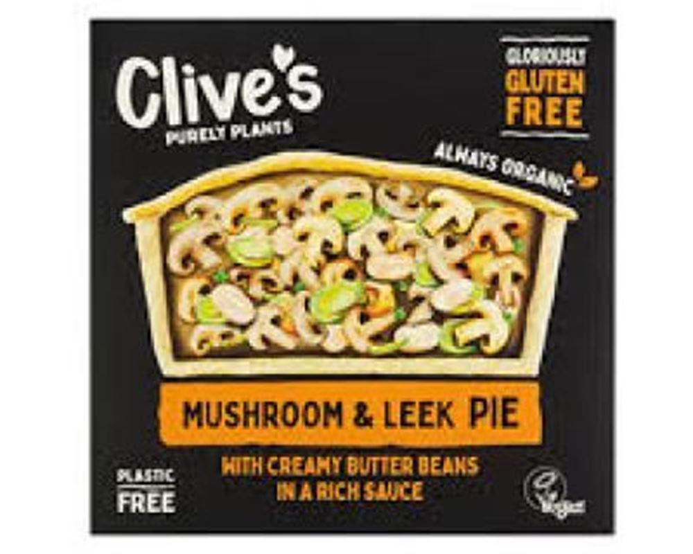 Clive's - Mushrooms & Leek Pie Organic