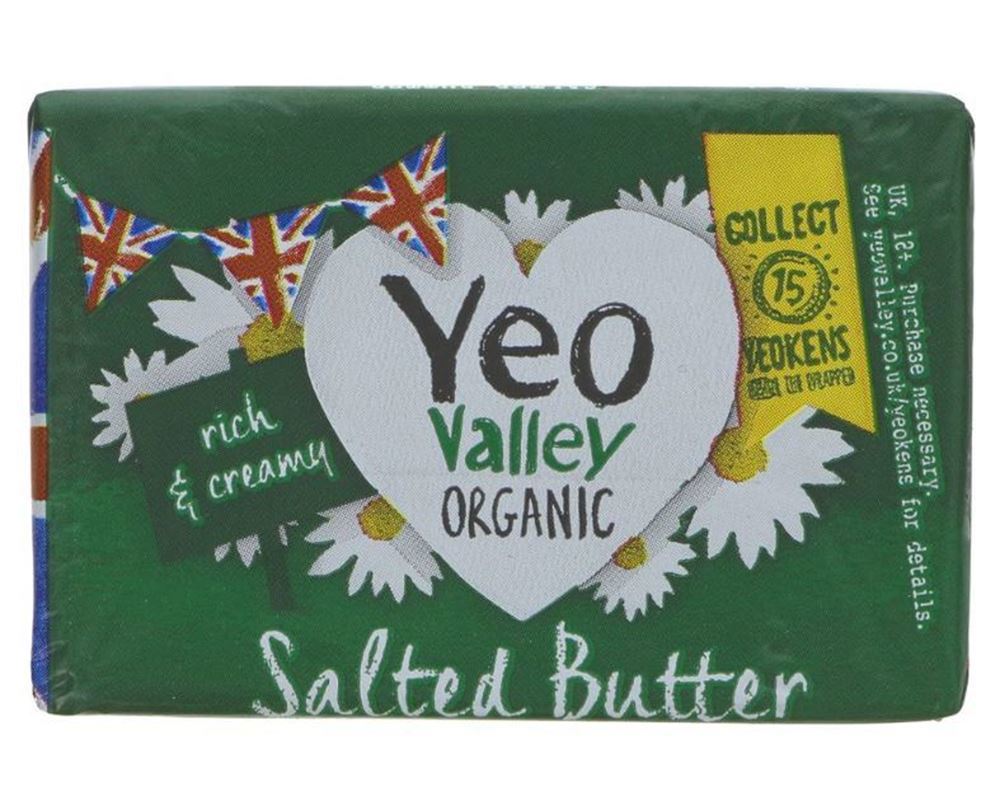 (Yeo Valley) Butter - Slightly Salted 200g