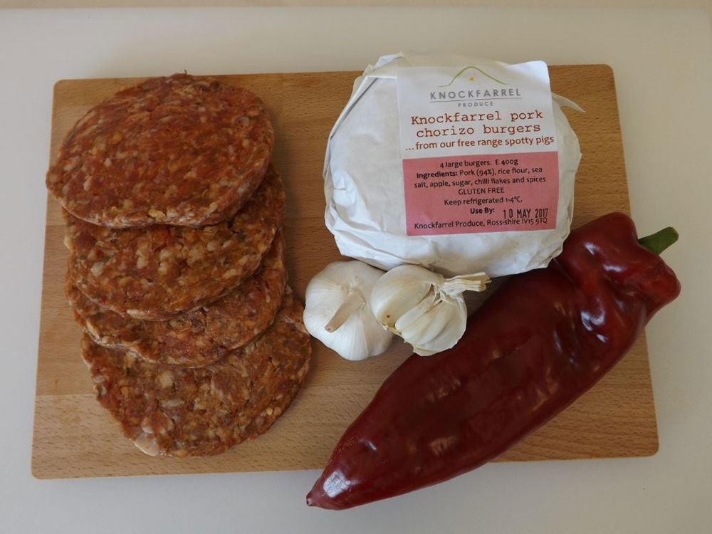Burgers - chorizo