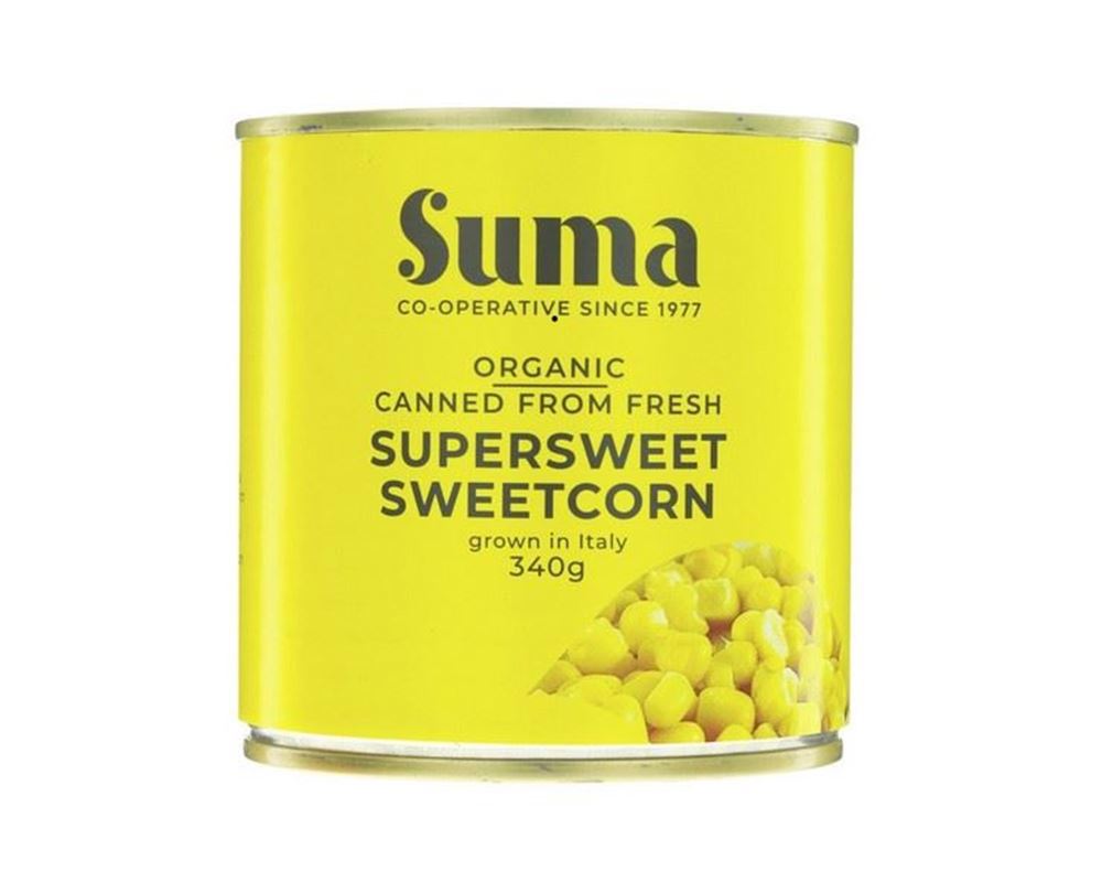 Organic Tinned Sweetcorn - Supersweet