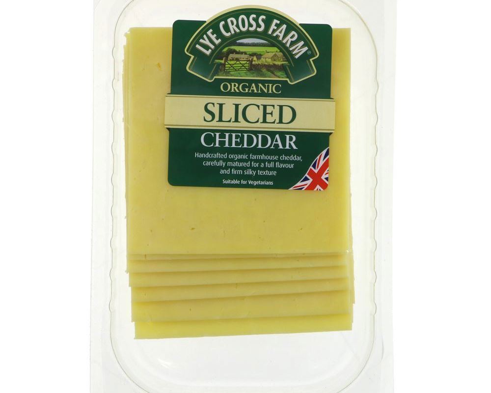 Lye Cross Farm Mature Cheddar Sliced Cheese(Organic)