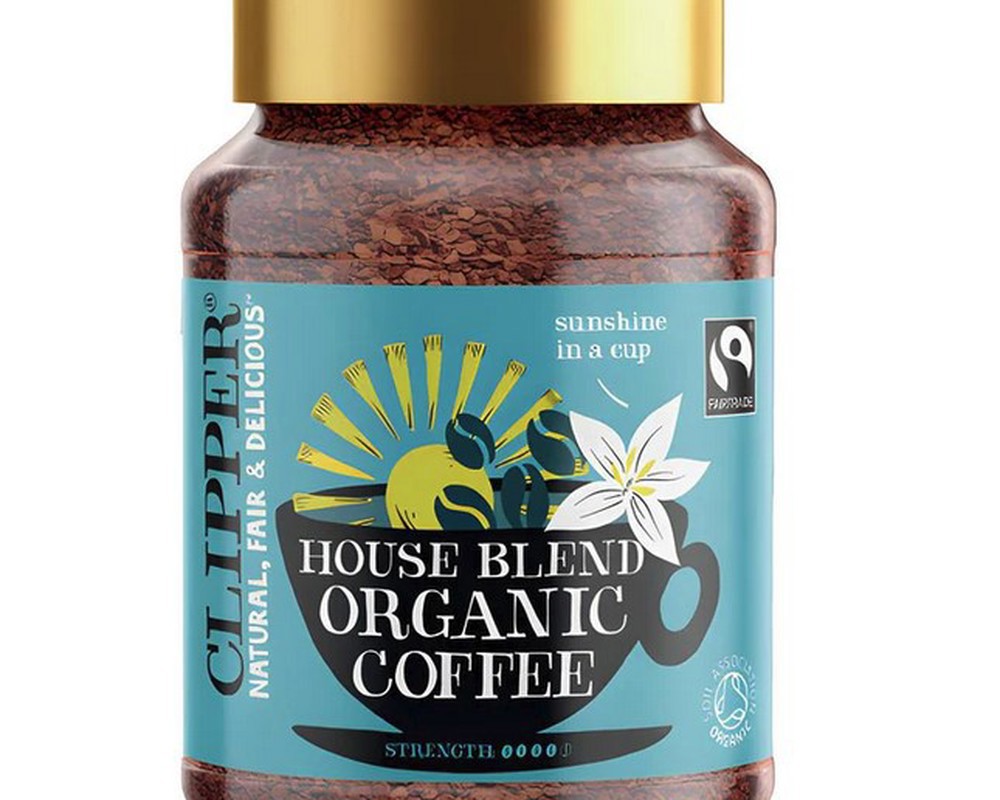 Clipper Organic Fairtrade Instant House Blend Coffee