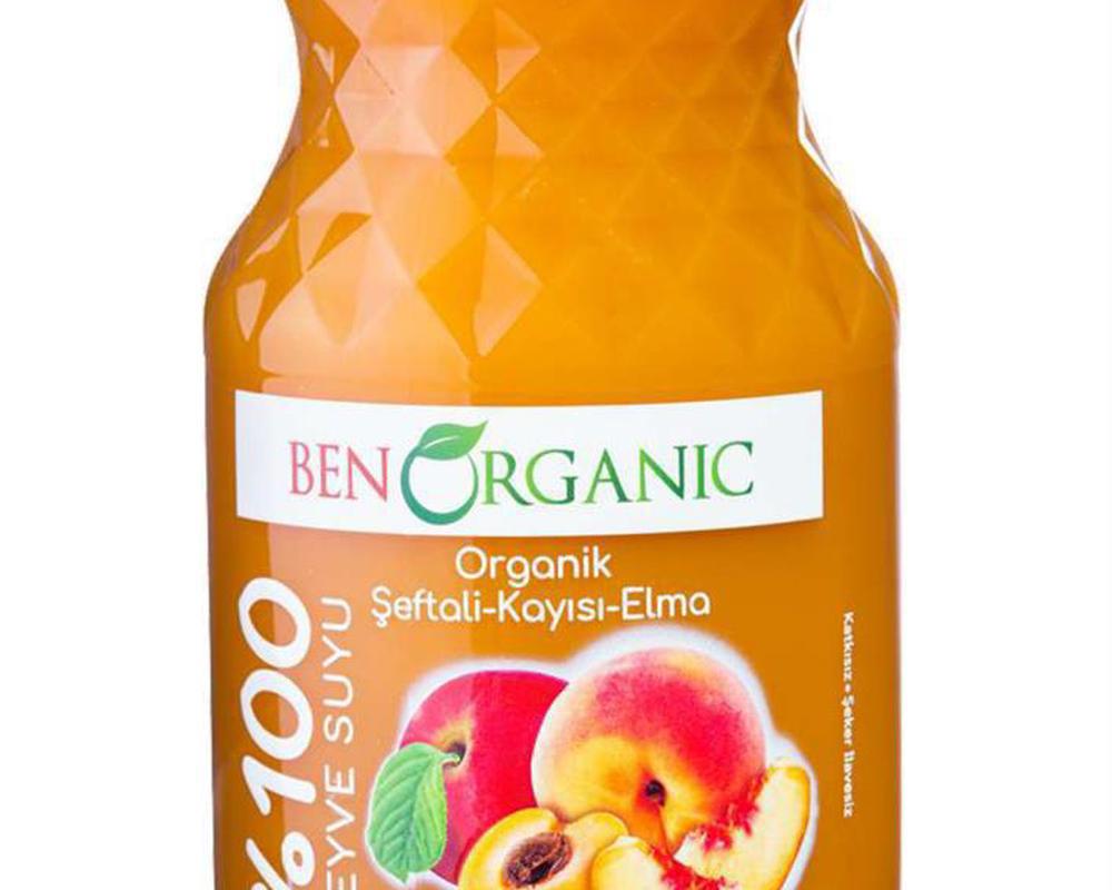 Organic Peach Apricot & Apple Juice 945ml