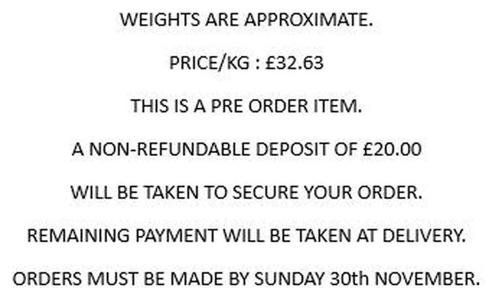 Organic Gammon Smoked (4kg)