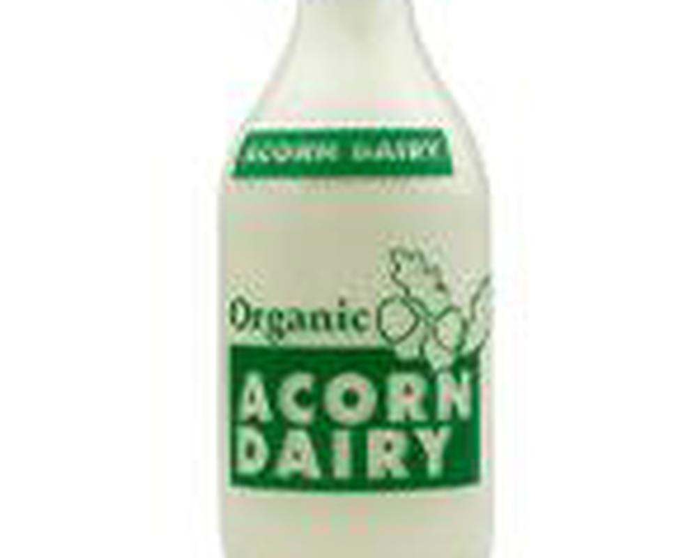 Acorn Organic Semi Skimmed Glass Bottle