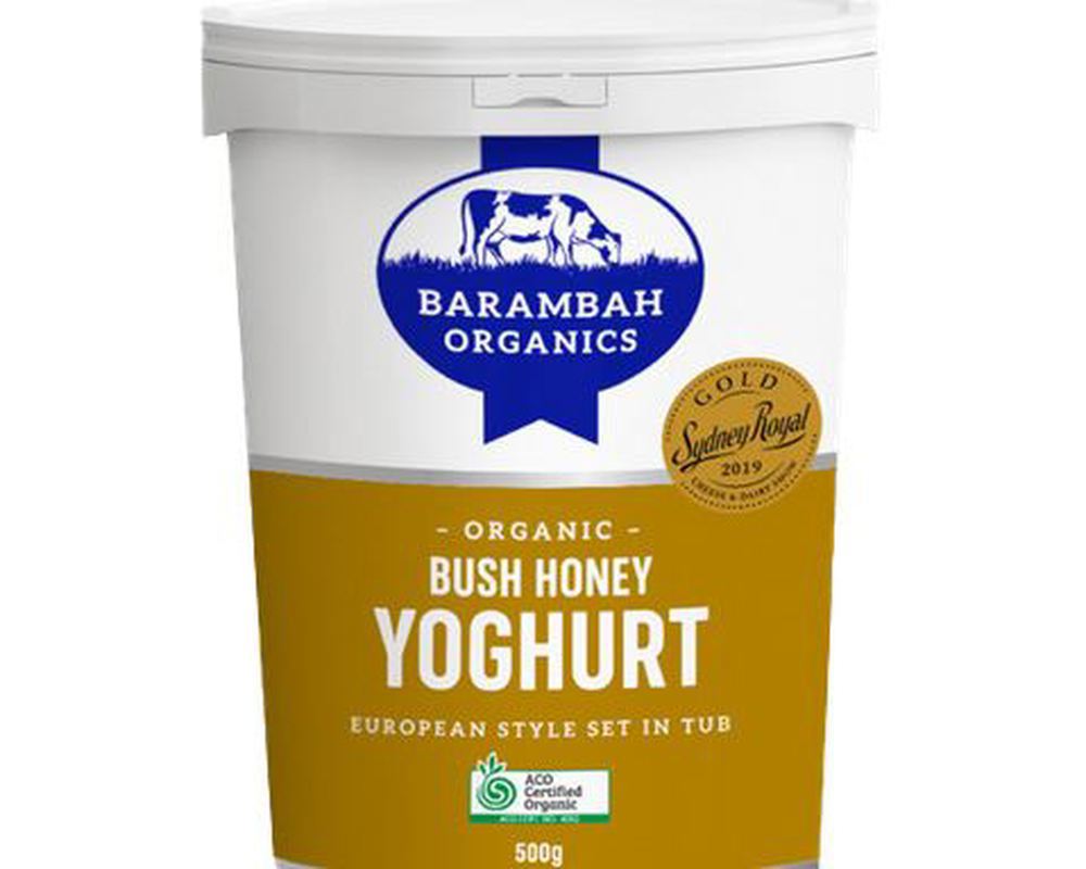 Yoghurt Organic: Bush Honey - BO (Esky Required)