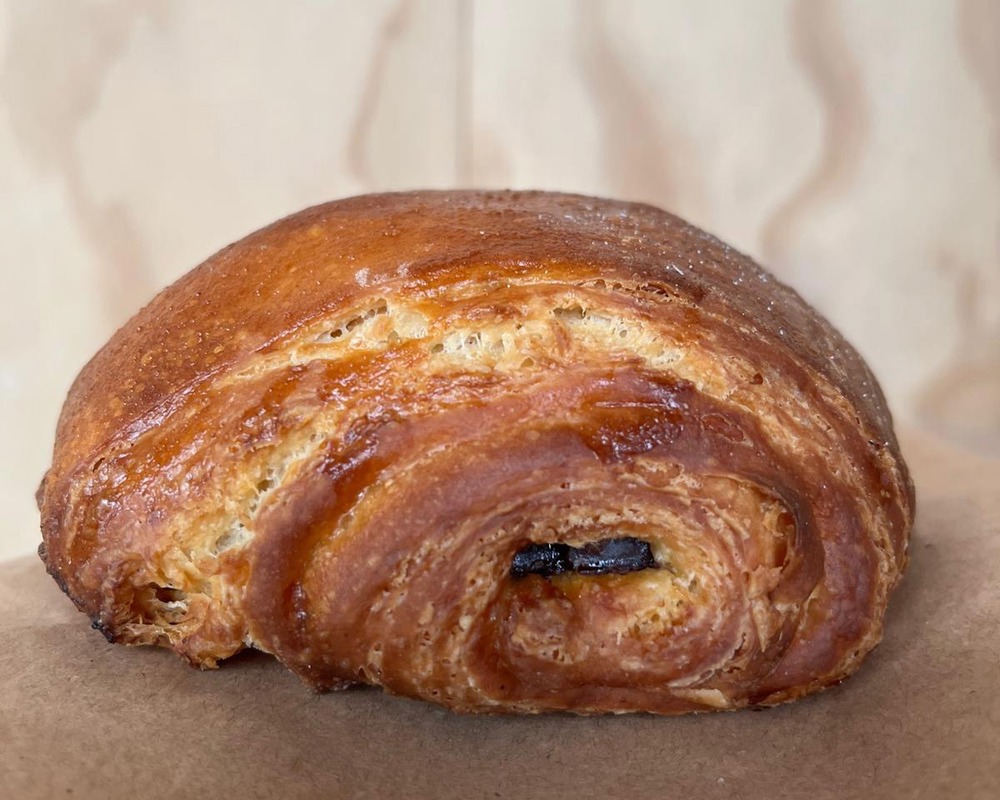 Sourdough pain au chocolat