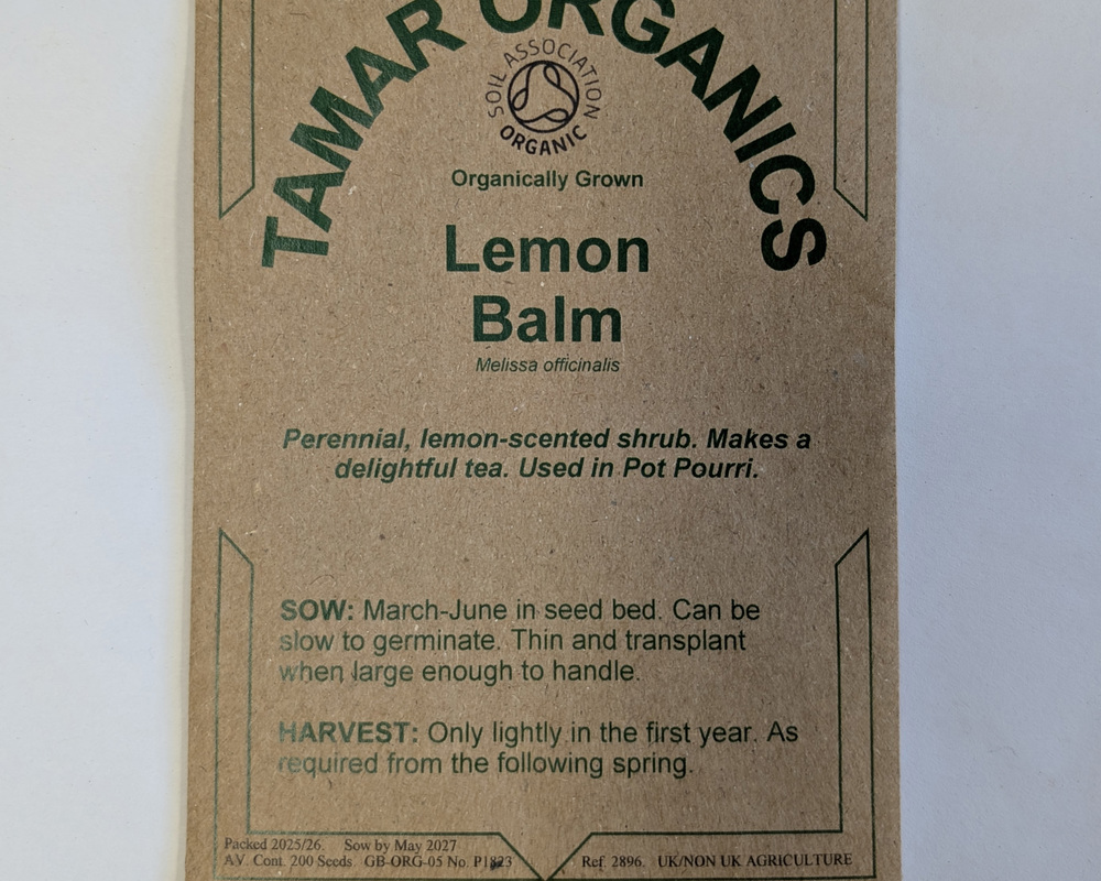 (Seeds) Lemon Balm
