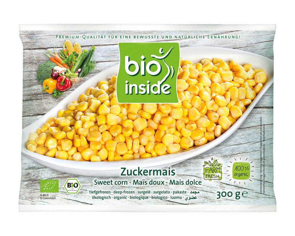 Organic Sweetcorn 300g