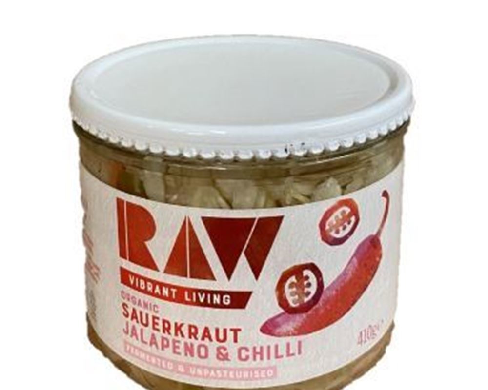 Organic Jalapeno & Chilli (Feel heat) Sauerkraut - 410G