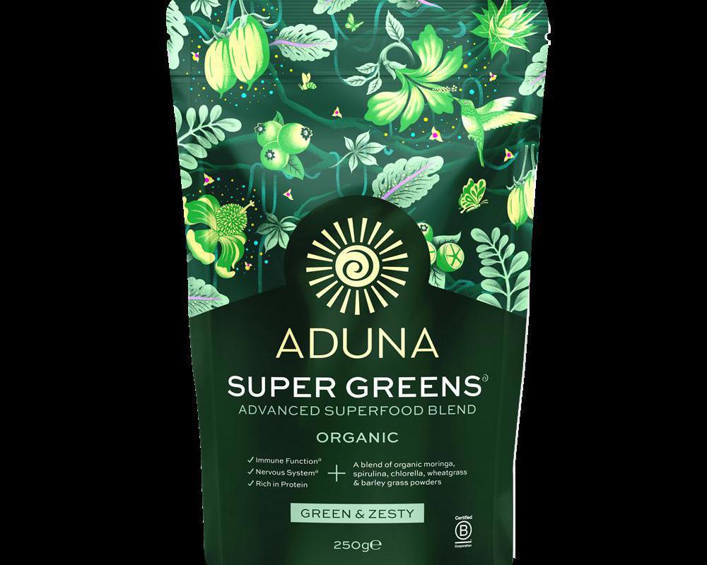 Aduna Advanced Organic Superfoods Blend Super Greens - 250g