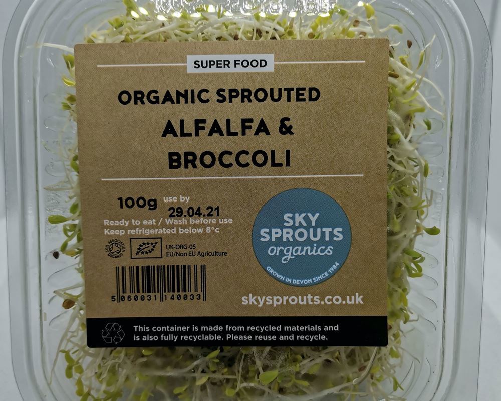 Sky Sprouts Organic Sprouted Alfalfa & Broccoli