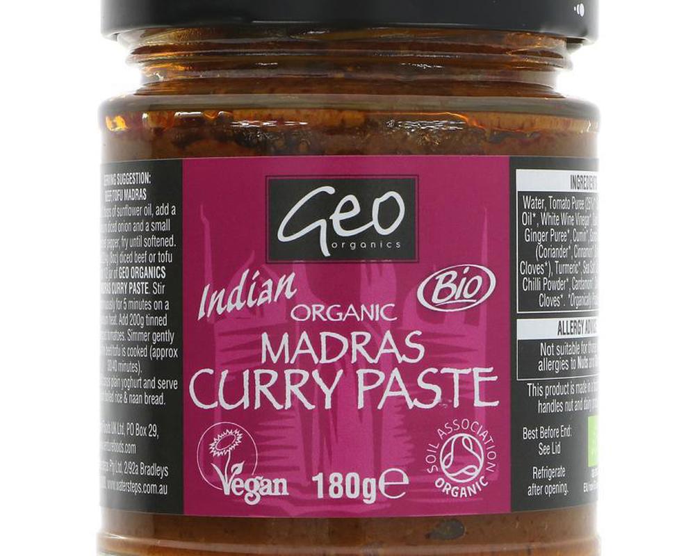 Curry Paste Madras (Geo Organics)