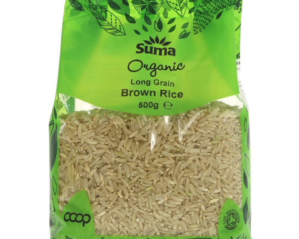 (Suma) Rice - Long Grain Brown 500g