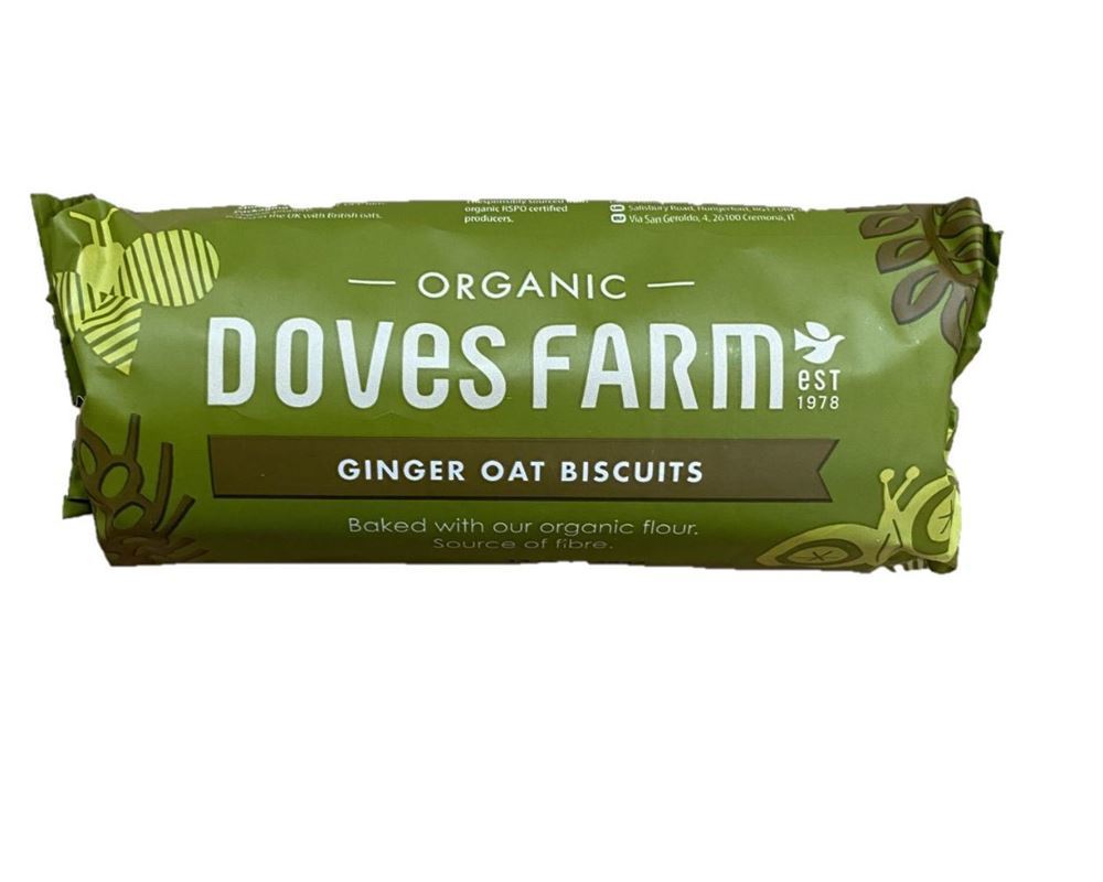 Organic Ginger Oat Biscuits - 200G