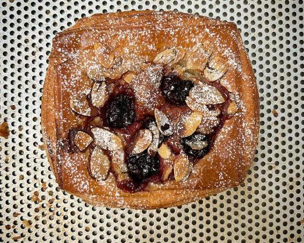 Cherry Frangipane Danish