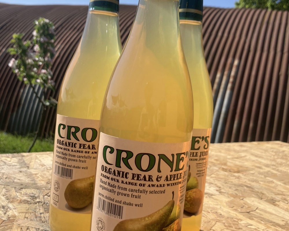 Crone's organic apple & pear juice 750ml