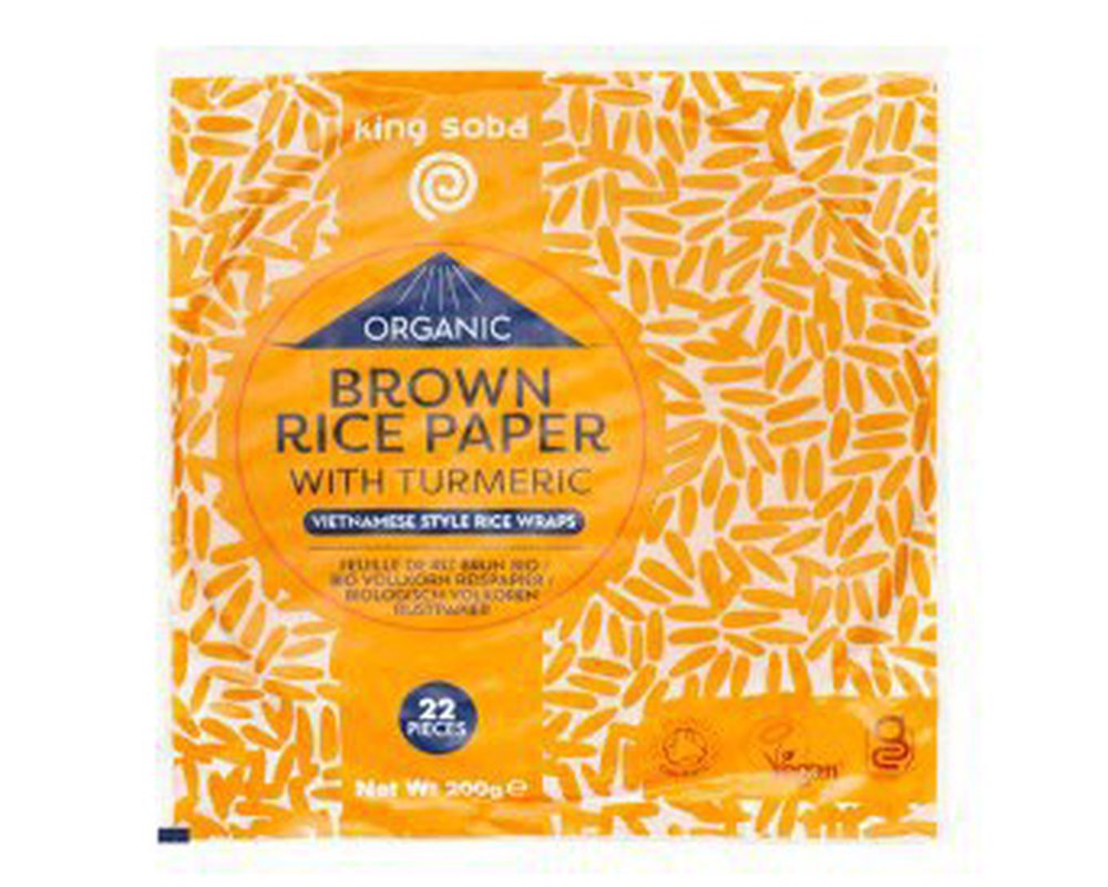 King Soba Turmeric Brown Rice Paper