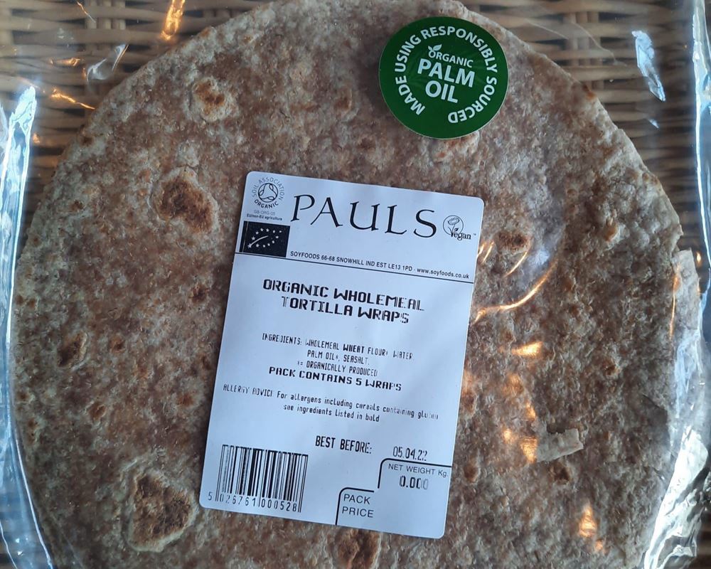 Wholemeal wraps (6 pack)