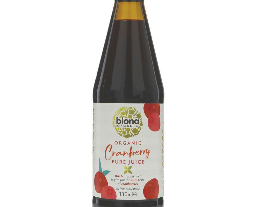 Biona Cranberry Juice 750ml - 100% - Organic