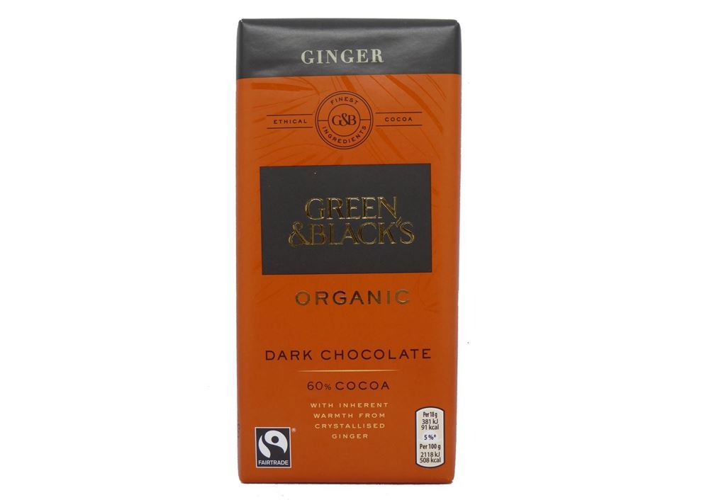 Green & Black's Organic Ginger Dark Chocolate