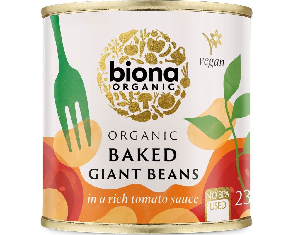 Baked Giant Beans in Tomato Sauce - Organic