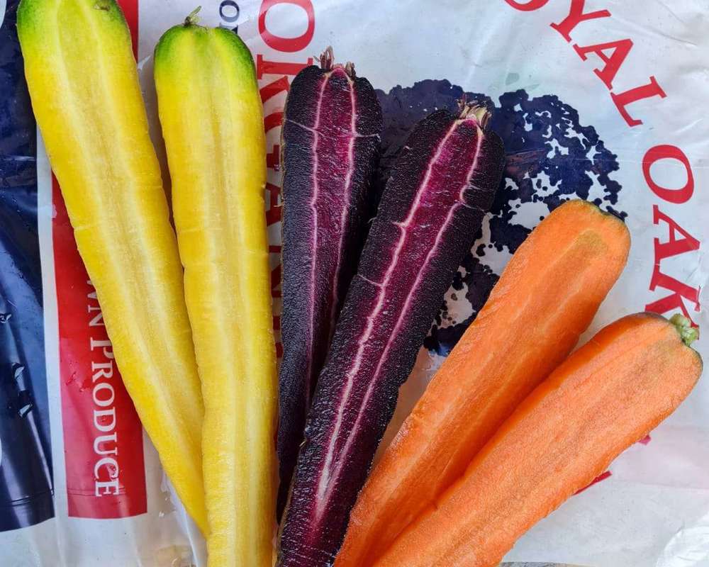 Organic Carrots Rainbow (1kg)