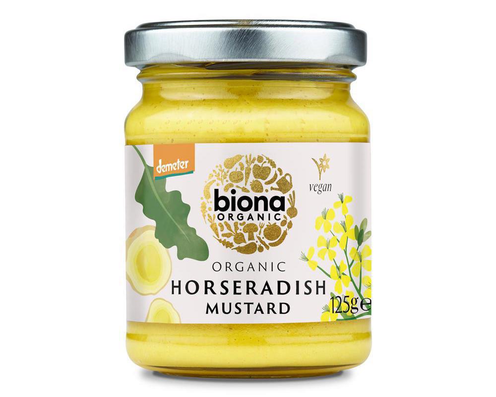 Organic Horseradish Mustard 125g