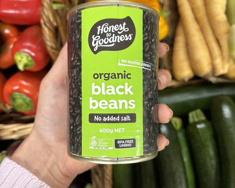 Honest to Goodness Black Beans 400g