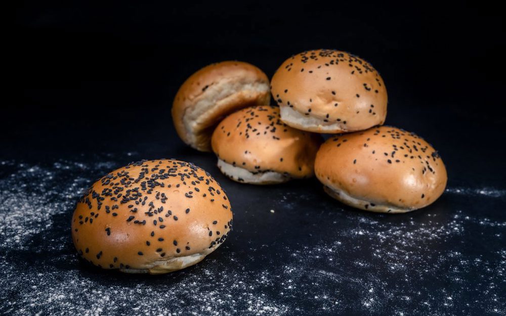 Bread: Bun - Milk - Black Sesame - BB